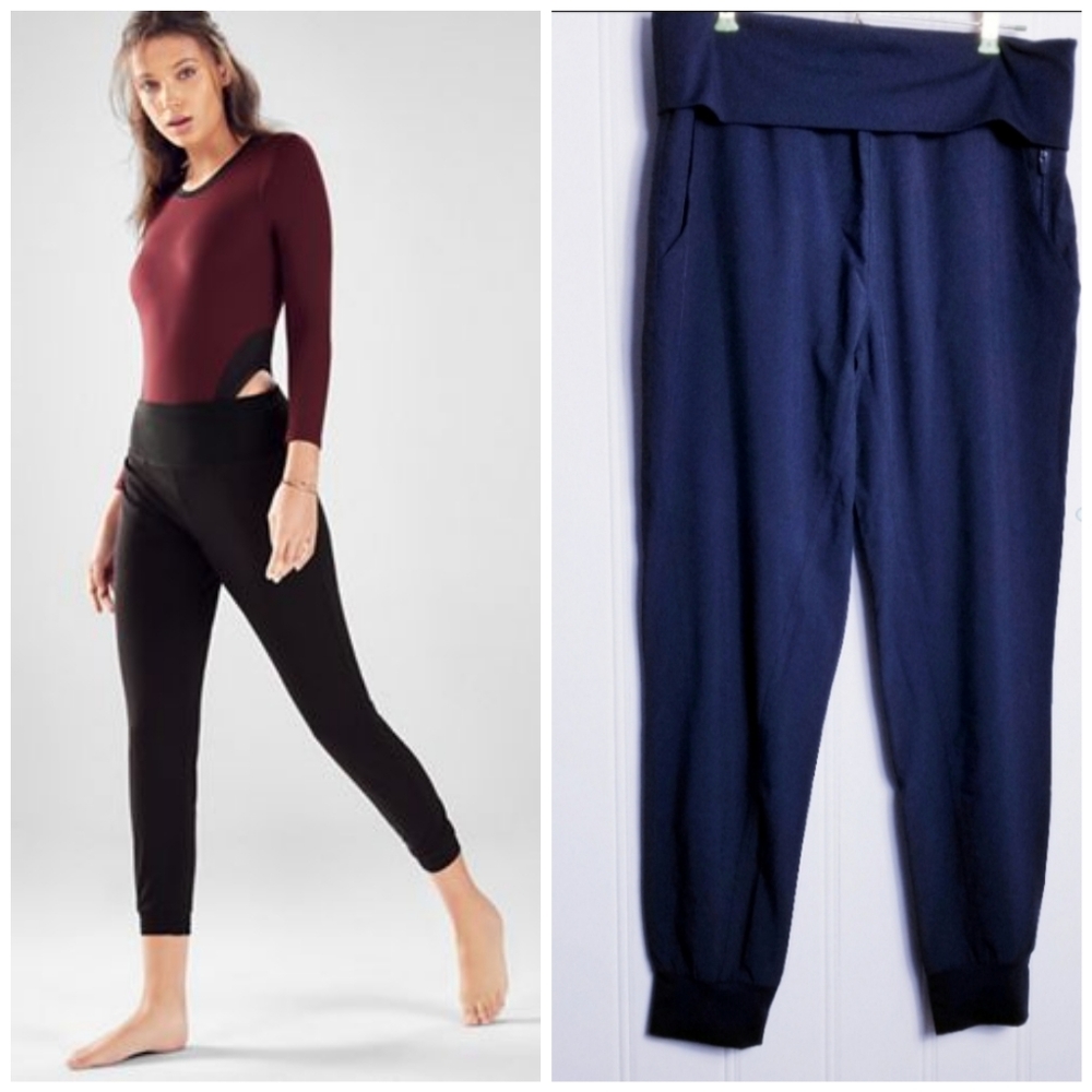 Fabletics Mariah Pants II Black Slouchy Fit